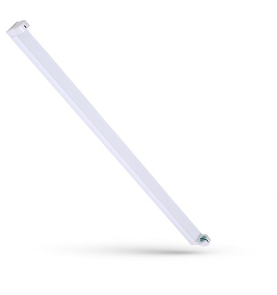 60cm T8 LED grundarmatur - Til 1x 60cm LED rør, IP20 indendørs, hvid, kan serieforbindes