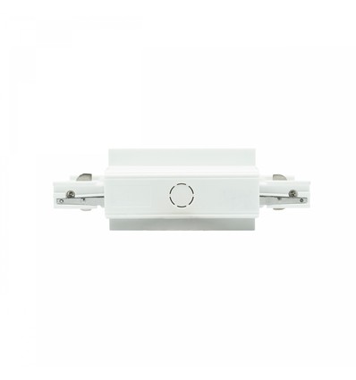 Indbygget gennemgangsføring til skinnesystem - Hvid, 230V, PC plast, 2 års garanti