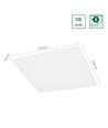 60x60 PHILIPS driver LED panel, 40W - 130lm/W, 3000K, 5 års garanti