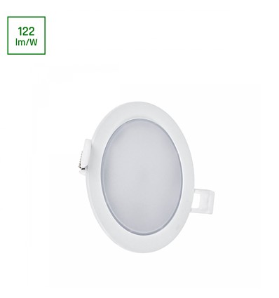 ALGINE 2i1 Overflade-Nedsænket Downlight 6W 560lm, Varm Hvid, 230V, IP20, Rundt