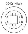 LEDlife G24Q-SMART9 9W LED pære - HF Ballast kompatibel, DALI dæmpbar, 180°, Erstat 26W