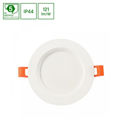 Dure 3 Max Downlight 28W E27 - Neutral Hvid, 230V, 110°, IP44, IK06, Ø230x30, Hvid, Rund