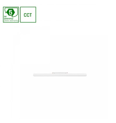 17W Dæmpbar SHIFT Smart-Line skinne lys 60,2cm - 100°, Hvid, CCT, Zigbee