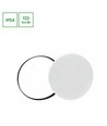 40W Neutral Hvid 230V 115° IP54 Ø485x70 Hvid/Sort Rundt med Sensor