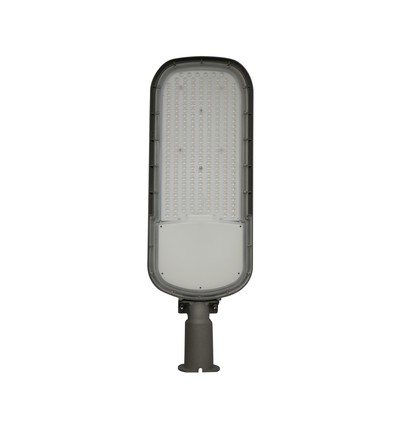 200W skumrings LED gadelampe - Skumringssensor, Ø60 mm, grå, IP65, IK09, 230V
