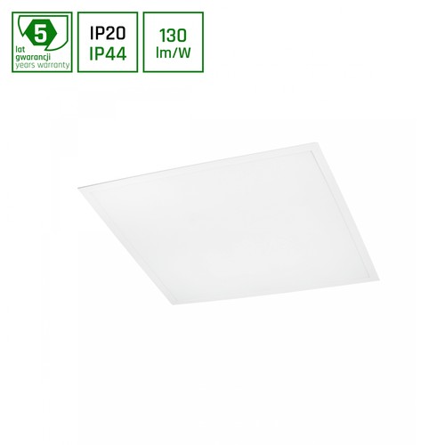 60x60 PHILIPS driver LED panel, 40W - 130lm/W, IP44, 5 års garanti, 3000K