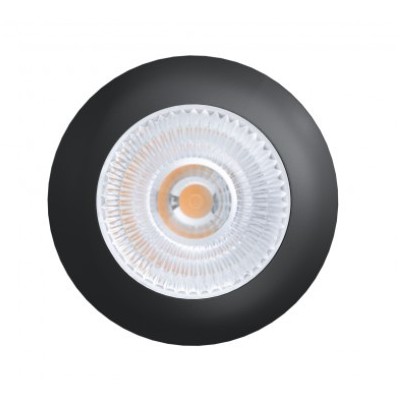 LEDlife Unni68 møbelspot - Hul: Ø5,6 cm, Mål: Ø6,8 cm, RA95, sort, 12V DC - Kulør : Ekstra varm