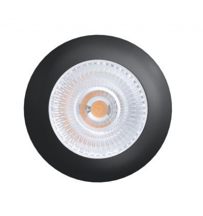 LEDlife Unni68 møbelspot - Hul: Ø5,6 cm, Mål: Ø6,8 cm, RA95, sort, 12V DC