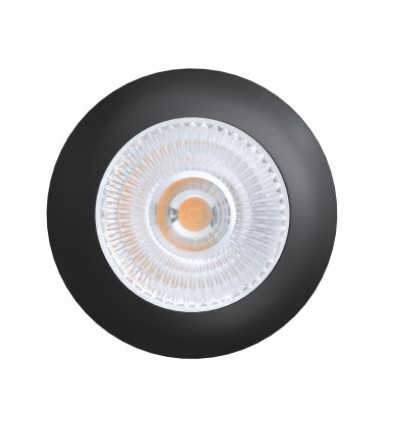 LEDlife Unni68 møbelspot - Hul: Ø5,6 cm, Mål: Ø6,8 cm, RA95, sort, 12V