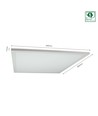 60x60 ALGINE DUO 2-in-1 LED panel, 30W - 133lm/W, neutral hvid, 5 års garanti