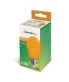 Spectrum 4,9W Orange LED pære - Matteret, E27, A50, 230V