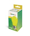 Spectrum 4,9W Gul LED pære - Matteret, E27, A50, 230V