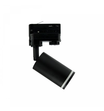 Madara Mini Ring II GU10 - Nedhængt til 3-faset skinne, uden lyskilde, GU10, 250V, IP20, 55x100x185mm, sort