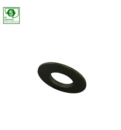 Sort LED væglampe - IK07, aluminium, inkl. strømforsyning