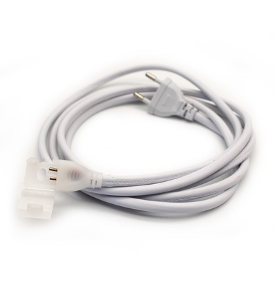 2m Stik til 230V LED strip (Type X-2) - Inkl. endeprop, 230V
