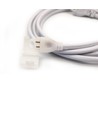 2m Stik til 230V LED strip (Type X-2) - Inkl. endeprop, 230V