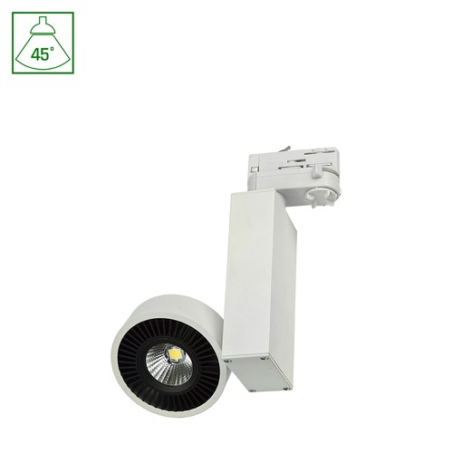 MADARA COB LED 230V 10W - IP20, 45°, Varm Hvid, Skinne, Lys