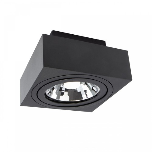 Mirora AR111 Overflade GU10 - 250V, IP20, 145x145x85mm, Sort, Firkantet, Justerbar, Spot, Uden Lyskilde