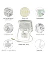 20W projektør med sensor - IP44, Varm hvid, hvid, med sensor