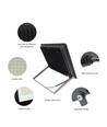 Noctis Lux 100W - Lyskaster, varm hvid, 230V, IP65, 270x210x27mm, sort