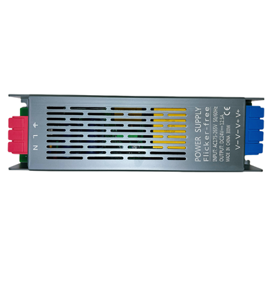 300W / 24V DC strømforsyning - 12,5A, IP20 indendørs, Flicker free