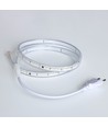 5m 10W/m vandtæt LED strip (Type X-2) - 230V, IP67, 1300lm/m, Kan klippes for hver 10cm, op til 100m