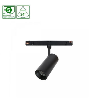 SHIFT Spot S - Lys 35x140x178mm, 6W, 24°, Sort, 2 Kredsøb