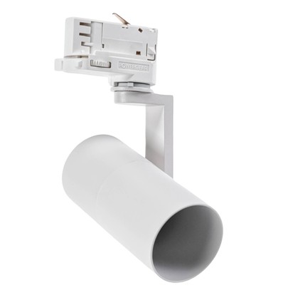 3-faset GU10 Madara Mini II skinnespot - Uden lyskilde, Hvid, 3 kredsløb