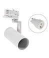 3-faset GU10 Madara Mini II skinnespot - Uden lyskilde, Hvid, 3 kredsløb