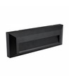 6W Encanta Asymmetric CCT væglampe - IP54, sort, 750lm, 3 lyskulører, facade/udendørs