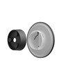 Spectrum Ø18cm CCT væglampe - 12W, 3 lyskulører, IP44 udendørs, sort, 230V