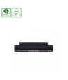 7W SHIFT LED skinnespot, 48V - RA90, 3000K, 35 grader, justerbar, sort