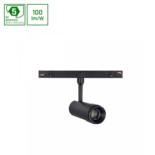 5W SHIFT SPOT ZOOM S til 48V skinnesystem - 3000K, RA90, 20-60° spredning, Ø3,5 x 8 cm