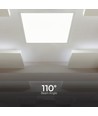 60x60 LED panel, 36W - Højde:33mm, Hvid kant