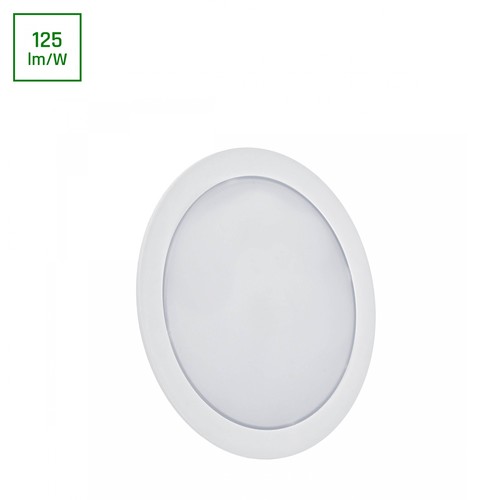 ALGINE 2i1 Overflade-nedsænket Downlight 12W - 1160lm, Neutral hvid, 230V, IP20, Rund