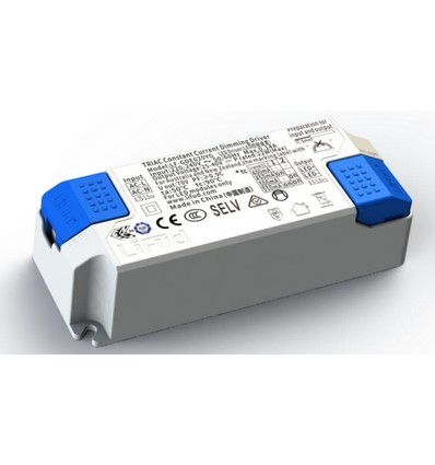 Lifud 20W dæmpbar LED driver - Triac fasedæmp, 400mA-550mA, 25-40V, flicker free
