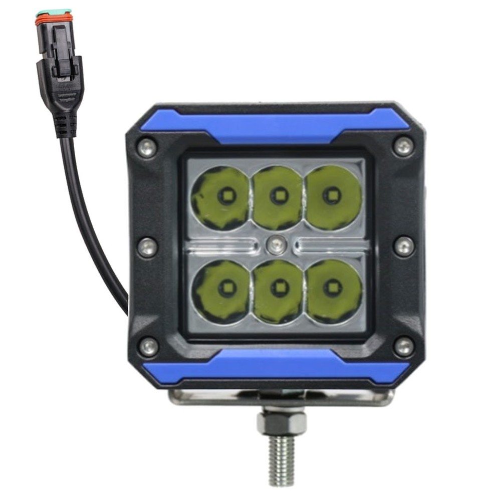 Outlet: Ledlife 18w Led Arbejdslampe Bil Lastbil Traktor Trailer 8° Fokuseret Lys Ip67 Vandtæt 10 30v