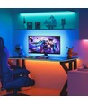 5m 9W/m RGB CLIP-ON LED strip - 230V, IP65 vandtæt, Hvid cover, 60 LED