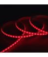5m 9W/m RGB CLIP-ON LED strip - 230V, IP67 vandtæt, Hvid cover, 60 LED