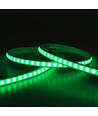 5m 9W/m RGB CLIP-ON LED strip - 230V, IP67 vandtæt, Hvid cover, 60 LED