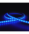 5m 9W/m RGB CLIP-ON LED strip - 230V, IP65 vandtæt, Hvid cover, 60 LED