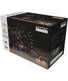 8 m. varm hvid cluster LED julelyskæde - 400 LED, memory funktion, IP44 udendørs, 230V