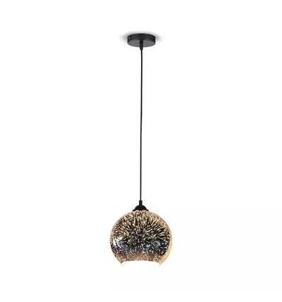 V-Tac 3D Glas Pendel lampe - Ø15 cm, E27