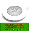 Outlet: ID-LED Indbygningsspot 2,5W i 3000K, Ra95 - Hvid
