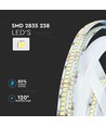5m 17W/m LED strip - 24V DC, IP20, 150lm/W, 238 LED pr. meter
