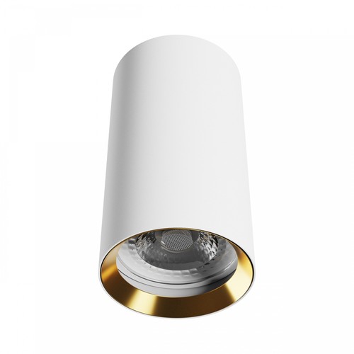 Chloe Variosa GU10 overflademonteret GU10 - 230V, IP20, 55x100mm, hvid / guld, rundt, uden lyskilde