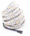 5m 12W/m RGB+CW LED strip - 24V DC, IP65, 60 LED pr. meter