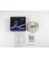 2,5m RGBIC Neon Flex komplet sæt - USB, Bluetooth app, fjernbetjening, inkl. montage, 7x15 neonflex