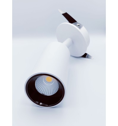 LEDlife 12W hvid downlight - Hul: Ø7,5 cm, Mål: Ø8 cm, Osram LED, RA 90, 230V