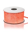 Rød LED Strip - 50m, 230V, 8mm, 7W/m